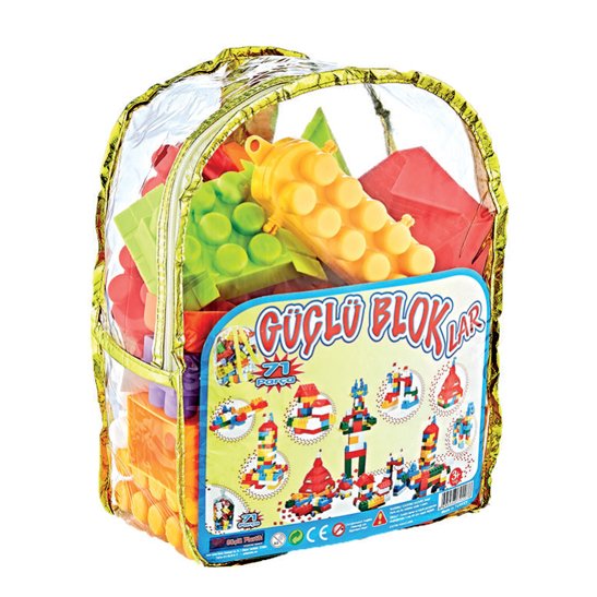 Mini Bloklar 71 Parça Sırt Çantalı