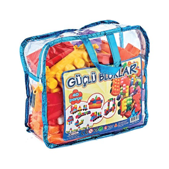 Güçlü Bloklar 40 Parça Çantalı