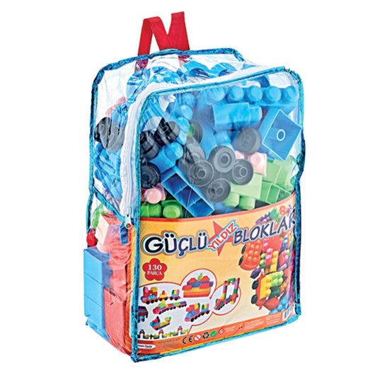 Yıldız Bloklar 130 Parça Sırt Çantalı