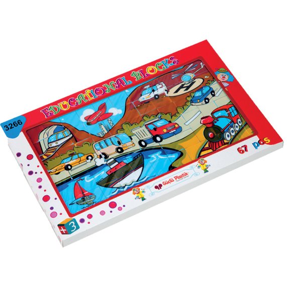 Resimli Puzzle 67 Parça (20 Farklı Konu)