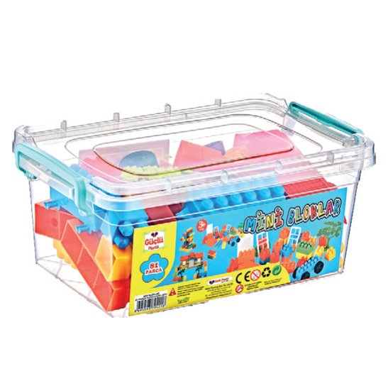 Mini Bloklar 81 Parça Kutulu