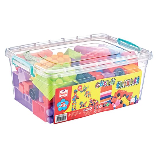 Güçlü Bloklar 97 Parça – Kutulu