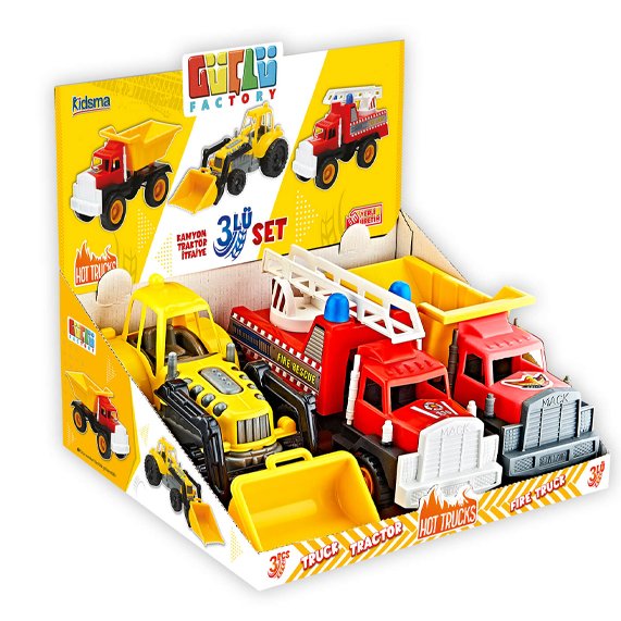 Hottrucks 3lü Set