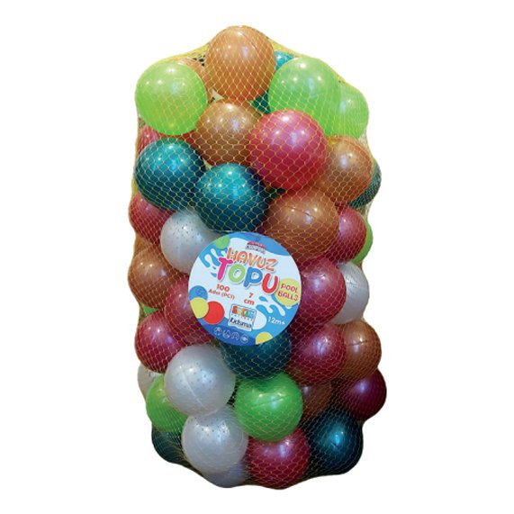 İnci Havuz Topu 70mm 100 Adet