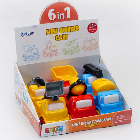 Push&go 6’lı İş Makineleri