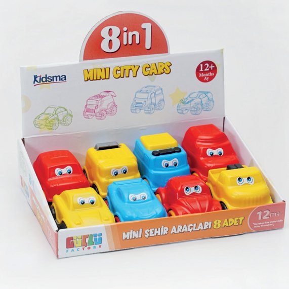 Push&go 8’li Mini Arabalar