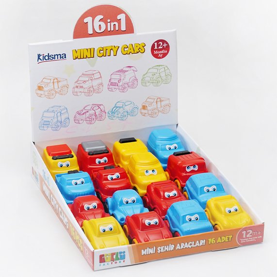 Push&go 16’lı Mini Arabalar