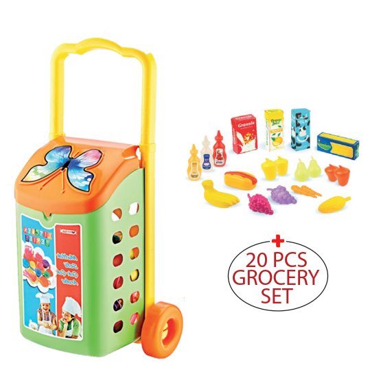 Çek-çek Pazar Arabası ve Erzak Seti